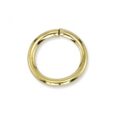 4mm Gold Plated 22g  Jump Rings, pack of 144pcs