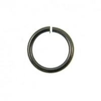 6.5mm Neo Jump Rings, Black, pack of 20pcs.
