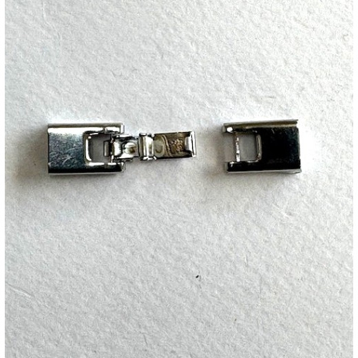 Fold Over Clasp in Stainless Steel, 354S-013 Fold Over Clasp in Stainless Steel, 354S-013