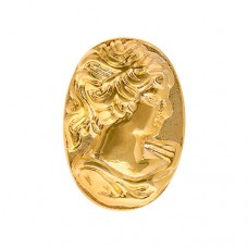 23mm Gold Cameo Slider, 2 Pcs