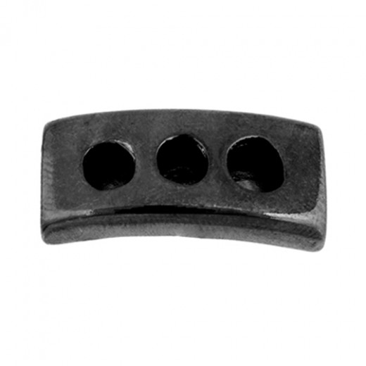 28mm Three Hole Slider Tube, Gunmetal, 1 Pc