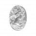 23mm Silver Cameo Slider, 2 Pcs