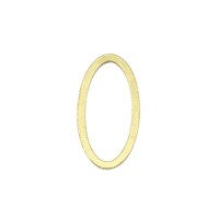 Beadalon 314A-340 Oval 8x15mm Quicklinks, Gold Plated