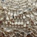 Beadalon 510B-061 Metal Beads, 2.4 x 6mm Rectangle, Silver Plated, 100 Pcs