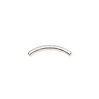 Beadalon 510B-031 Curve Metal Beads, 1.2 x 11.5mm, Pack of 12 Pcs