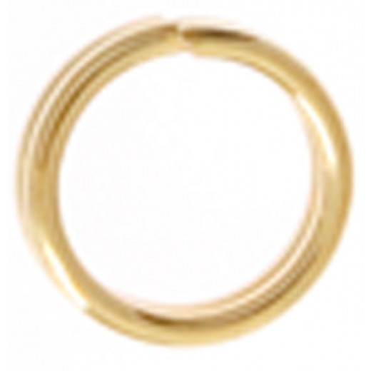5 mm 22ga Gold Colour Split Rings, Pack of 30pcs
