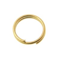 6 mm Split Rings, Gold, 100 Pack