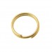 6 mm Split Rings, Gold, 100 Pack