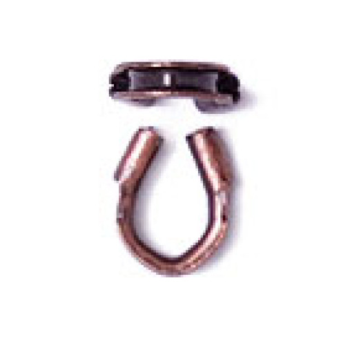 Wire Guardians, 4x4mm, Antique Copper Plated, 25 Pcs Wire Guardians, 4x4mm, Antique Copper Plated, 25 Pcs