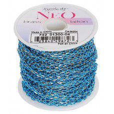 Neon Chain, Turquoise. Pack of 2m  larger chain, 3 x 5mm links.