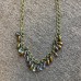 Aqua Aluminium Chain, 11 x 8mm, 1 Metre Length