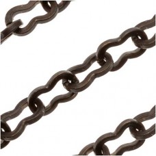 Antique Brass Peanut Chain Component Link, Kabela Designs, Vintage Style, 7mm x ...