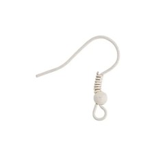 White Neo Fish Hooks, three pairs