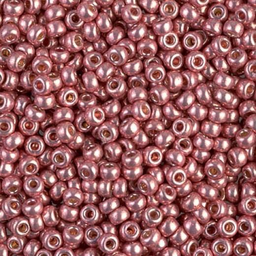 Duracoat Galvanized Dark Coral, Miyuki size 8/0 seed beads, colour code 4209, 22g approx.