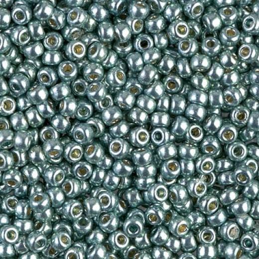 Duracoat Galvanized Sea Foam, Miyuki size 8/0 seed beads, colour code 4216, 22g approx.