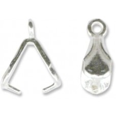 Sterling Silver Bails-Pinch, 1 pc