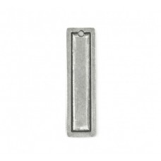 Pewter Large Rectangle, 12 x 45mm Border Blank