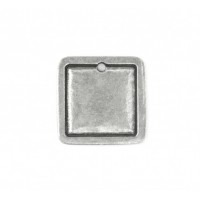 Pewter Large Square, 1" Border Blank