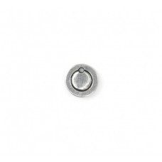 Pewter Small Circle, 12mm Border Blank, pack of 2