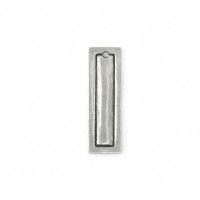 Pewter Small Rectangle, 10 x 32mm Border
