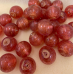 Bulk Bag 18mm Gold Foiled Round Beads, Peach, Approx 250 Grams
