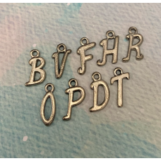 Bulk Bundle Letter Charms, Approx 75 Charms