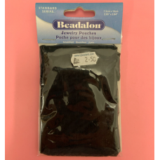 Beadalon Organza Jewellery Pouches - Black