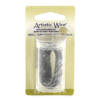 Italian Wire Mesh, 10 mm (0.40 in), Hematite Color, 0.8 meter