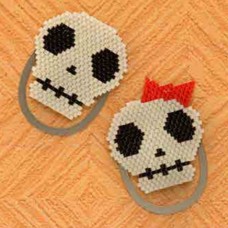 Halloween Miyuki Kit Skulls Charm Bead Bundle, Delica 11/0 