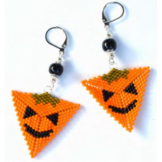 Pumpkin Earring Bundle, designed by Debra Schwartz for John Bead