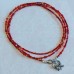 Red Lovebirds Charm Seed Bead Wrap Bracelet Kit