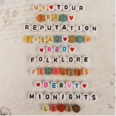 Swiftie ERAS UK Tour Friendship Bracelet Letter Beads Only
