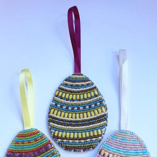 Bead Embroidery Mellow Matte Easter Egg Kit