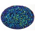 Fashion Components - Resin Sew-on-Sugar Stone Oval - 30x40mm Medium Vitrail - 1 pc
