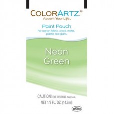 Color Artz - Paint Pouch - Neon Green - 14.7ml