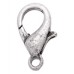 10mm Antique Silver Lobster Clasps, Pack of 10 