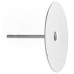 14 mm Flat Ear studs, Nickel Colour, Pack of 10 ( 5 Pairs), 23610934