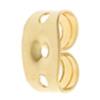 Earring Clutch Butterfly  6x3mm Gold - 20pcs - 23610988