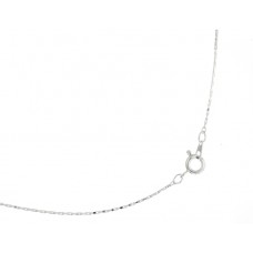 16" Silver Serpentine Neckchain With Spring Ring