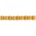 Czech Pellet 4x6mm - Ivory Alabaster Opaque - approx 43 beads