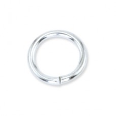 Beadalon 6mm Silver Plated Beadalon Jump Rings, Pack of 24