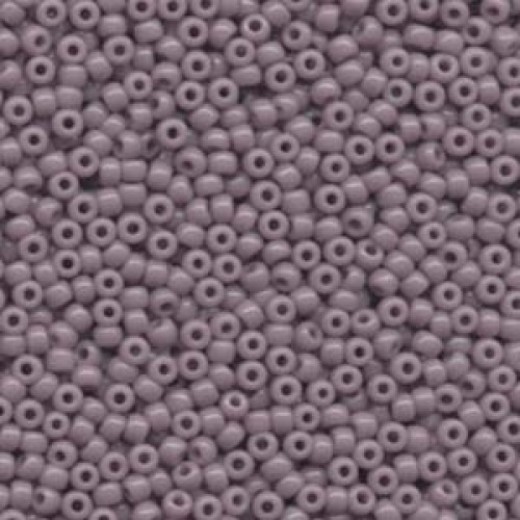 Opaque Mauve Miyuki 8/0 Seed Beads, 22g, Colour 0410