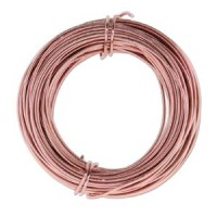 Rose Gold 18ga Aluminium Wire, 39ft (11.7m)