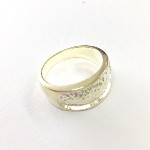 Thick Silver Plated rings (pack of 2)