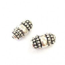 Pewter Silver Spacer Beads, Pack of 2 