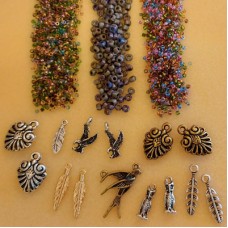 Birds of a Feather Beads and Charms Mix