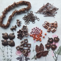 Charming Sweetie Bracelet and Mixed Charms Bundle - Antique Copper