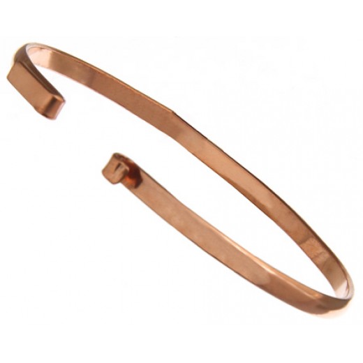 100% Copper Handmade Bezel, Bracelet Interchangeable, 6"