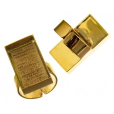 100% Brass Handmade Bezel,Rectangular Ring, 29 x 19mm