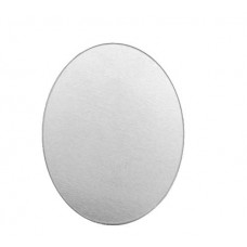 Premium 16ga Aluminium Oval Blank, 1/2 x 3/4", Pack of 8